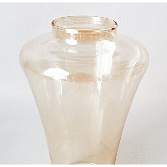 Retro Amber Fitter Glass Brandy Replacement Glass Shade Globe - Picture 3 of 4